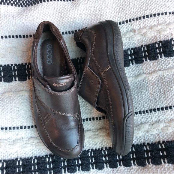 ecco monk strap shoes
